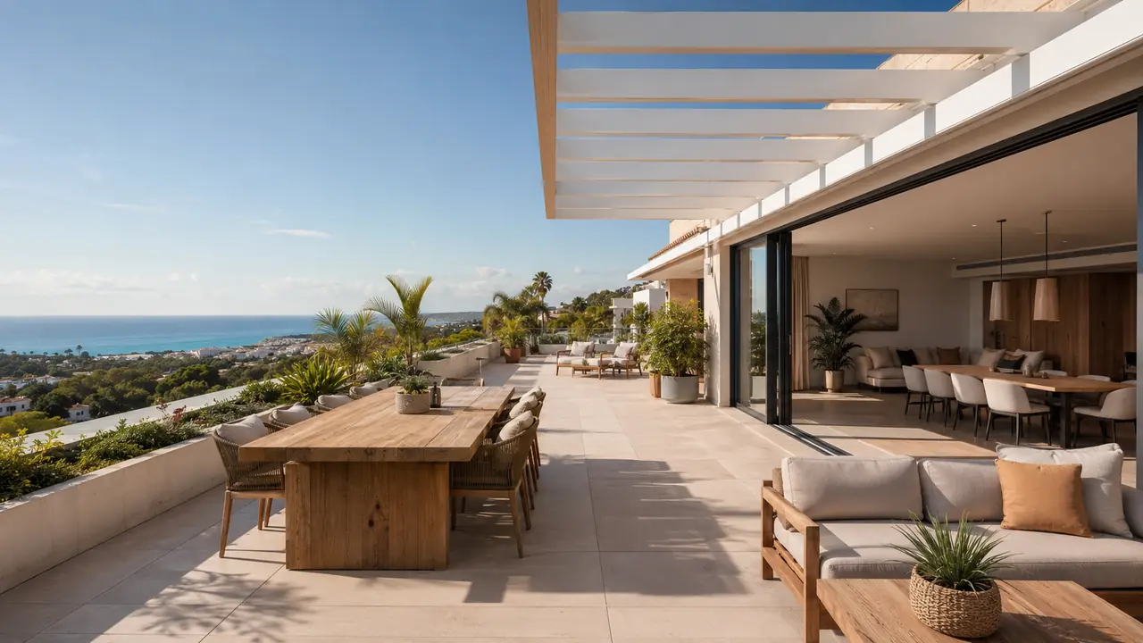 Áticos con gran terraza