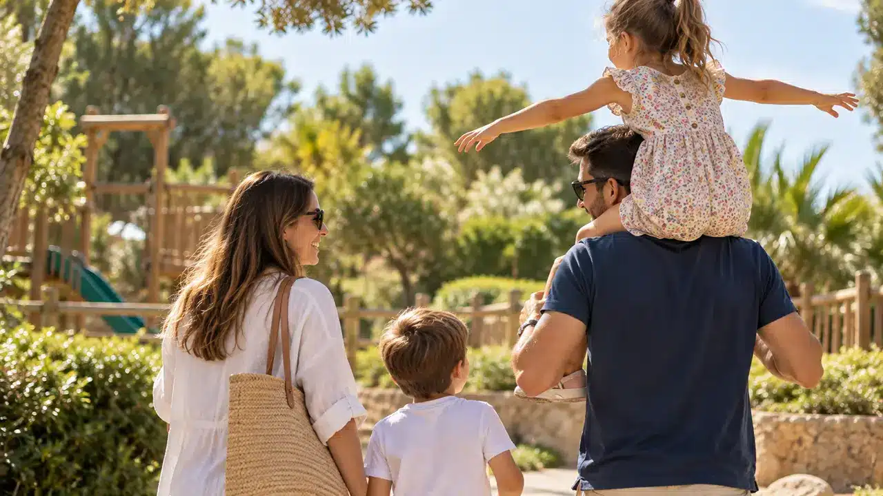 Dehesa de Campoamor con niños